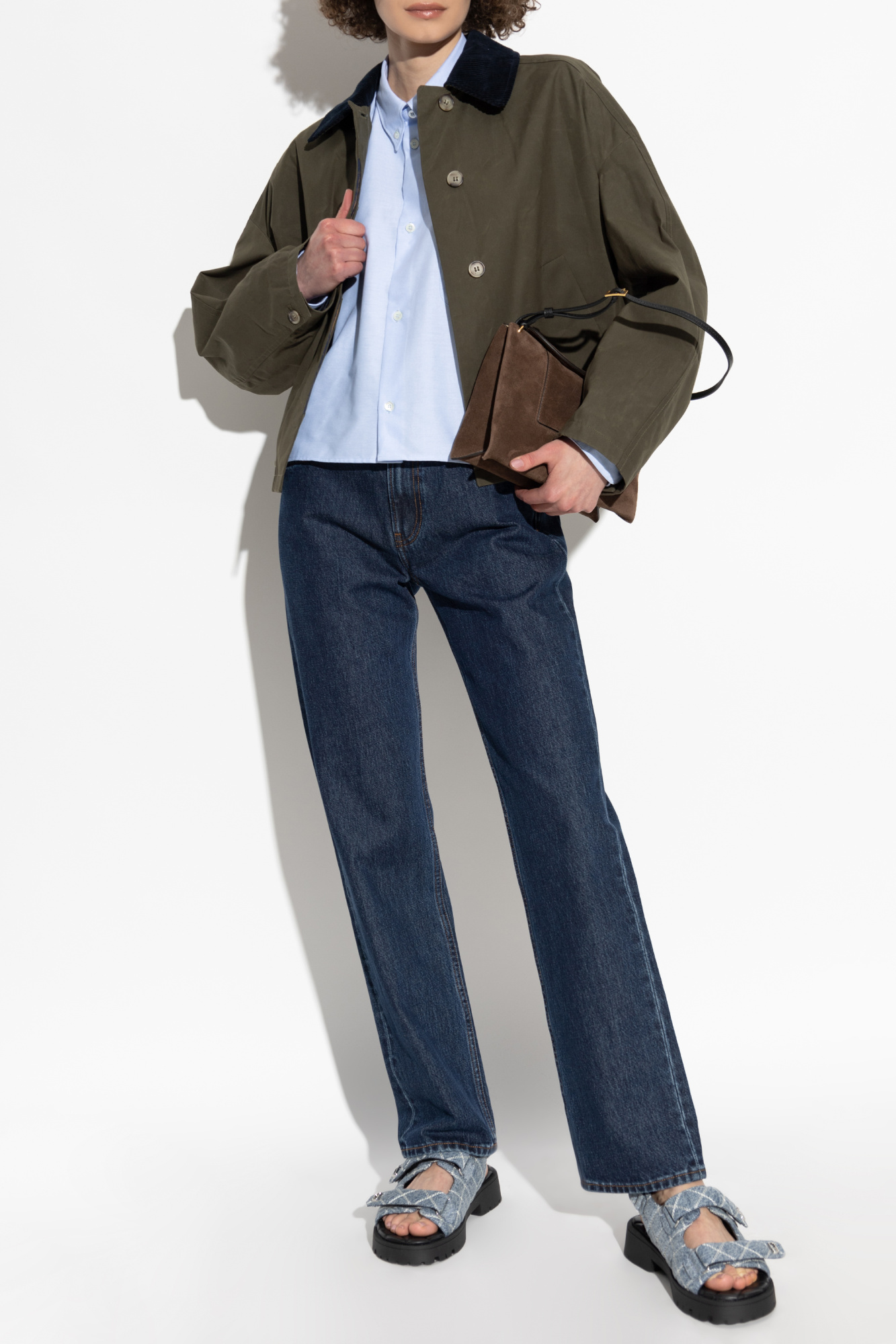 ブルゾン A.P.C. FW25 (COHIL F02990 JAC) Green Jacket with collar A.P.C. - Vitkac Canada